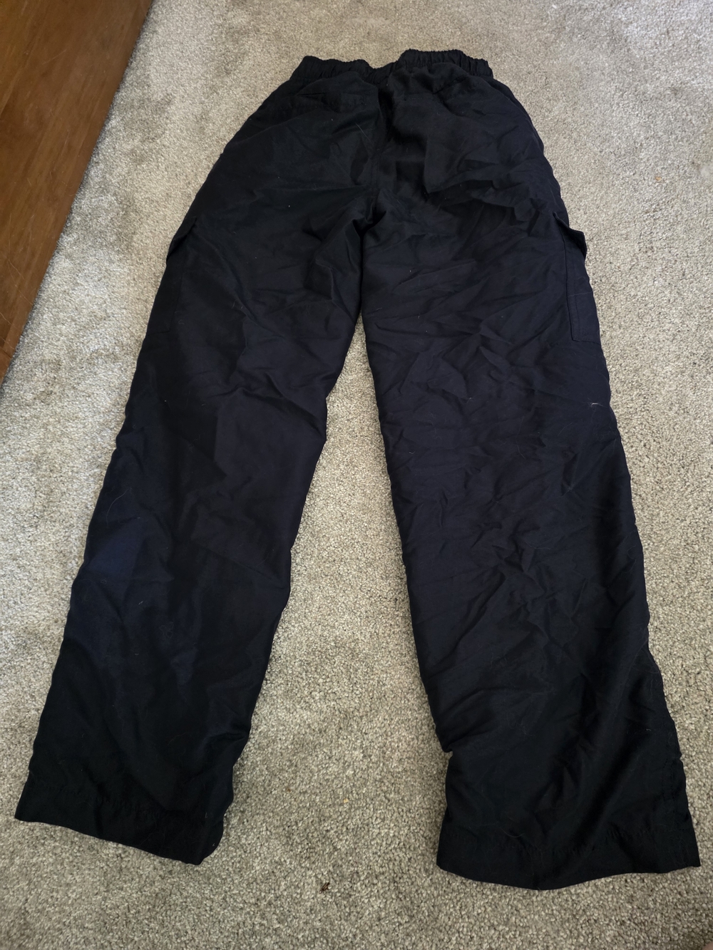 Quiksilver Kids Navy Elastic Waist Cargo Joggers Lined